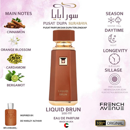 FRAGANCE WORLD FRENCH AVENUE LIQUID BRUN EDP 100ML